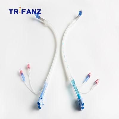 Medical Silicone Double Lumen Endobronchial Tube