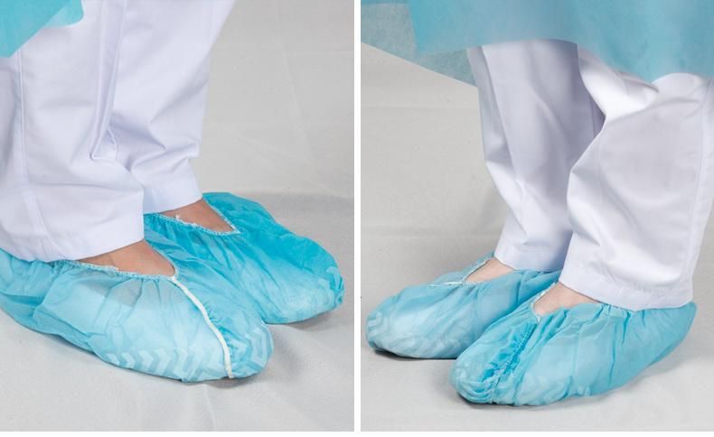 Free Sample Low MOQ Nonwoven Non Skid Disposable Shoe Cover