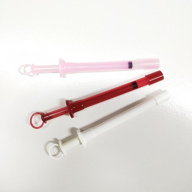 Disposable Powder Drug Delivery Tube Plastic Vaginal Applicator