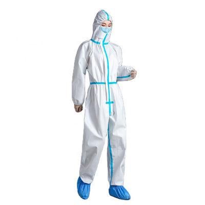 Type 4/5/6 Medical Disposable Protective Clothing/Gown/Overalls/Coverall with Hood