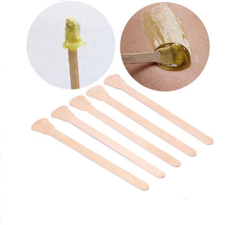 Personalized Wax Spatula Stick Wooden Applicator Sticks