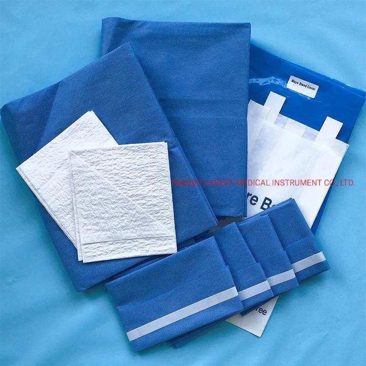 Factory Supply Sterile Surgical Delivery Pack Portable Disposable Ob Pack