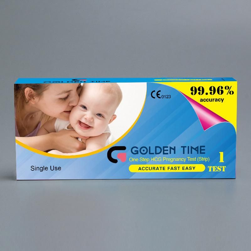 CE ISO Approved HCG Pregnancy Test Strip 2.5mm Quick Delivery