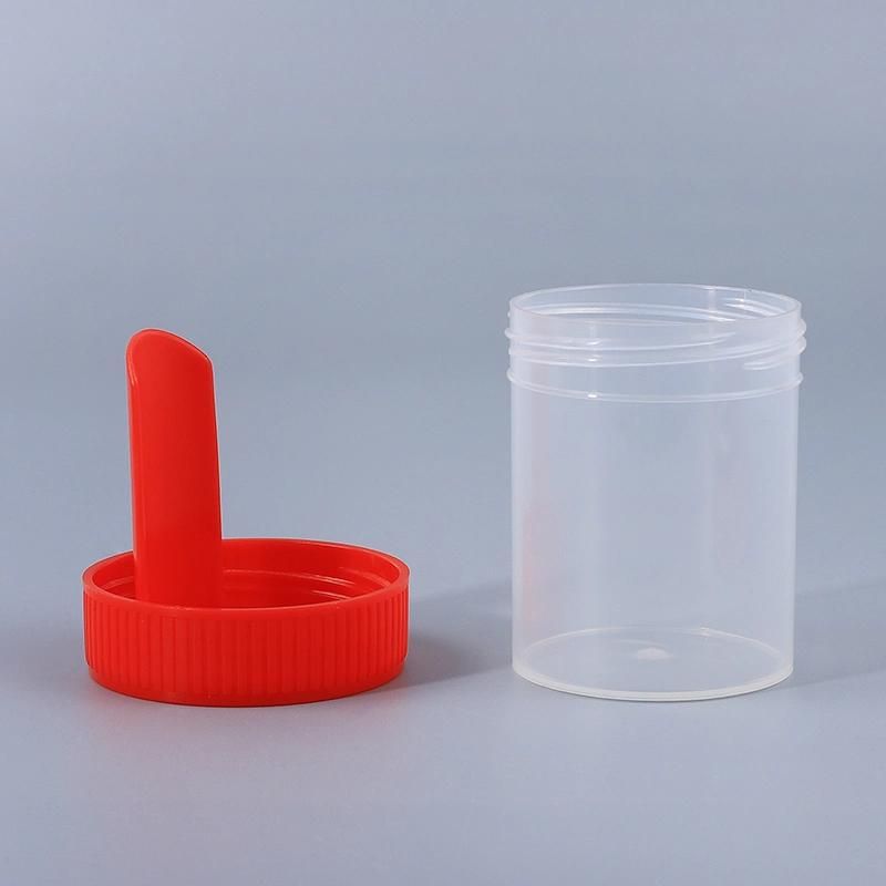 High Standard Sterile Specimen Stool Cup with Spoon