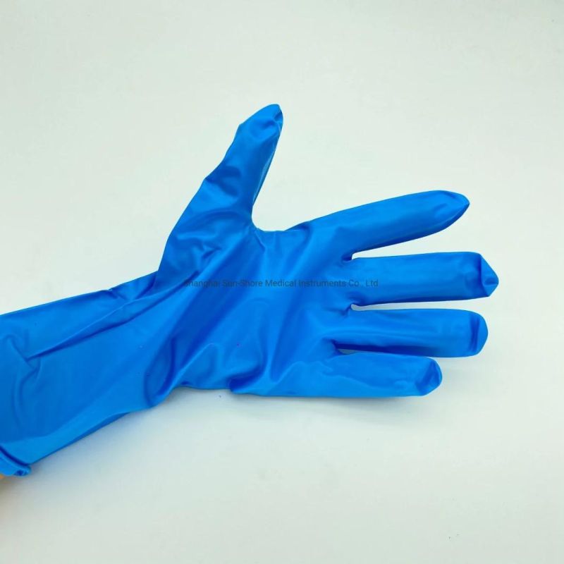 Powder Free Blue/Pink Disposable Medical / Non-Medical Nitrile Examination Gloves with CE