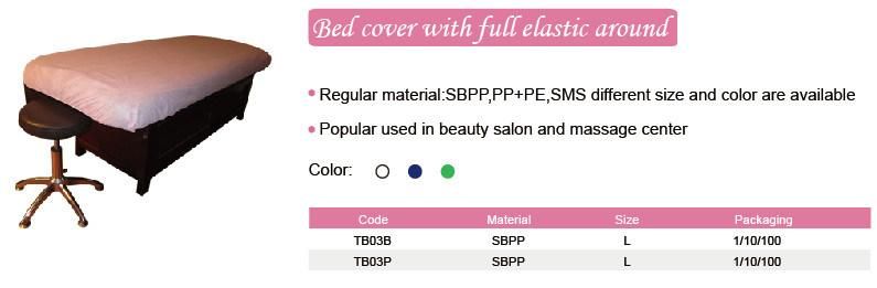 Nonwoven Disposable Bed Cover, Massage Bed Cover, Disposable Bed Sheet Cover for Salon Use