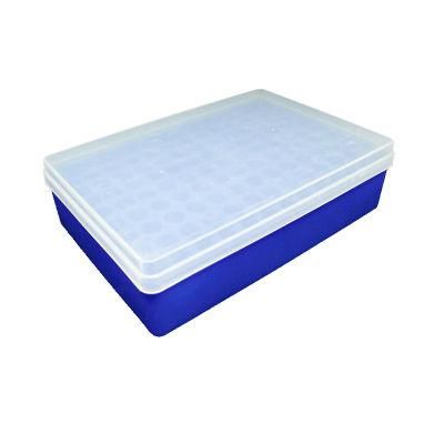 Medical 96 Well Plastic Cryovial Tube Freezing Tube Box