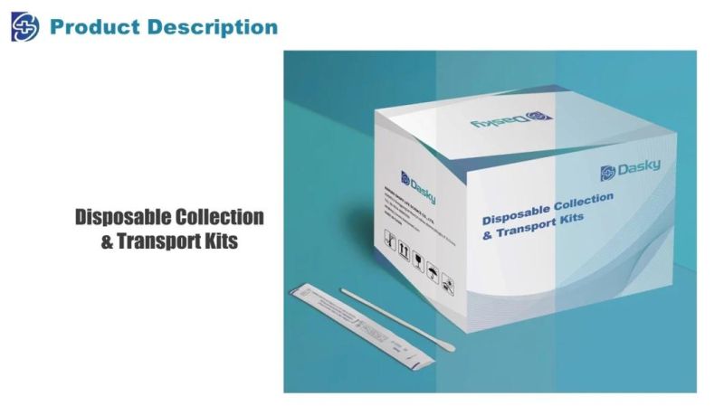 Disposable Collection & Transport Kits Vtm & Utm Viral Transport Media Test Swab Set Kit