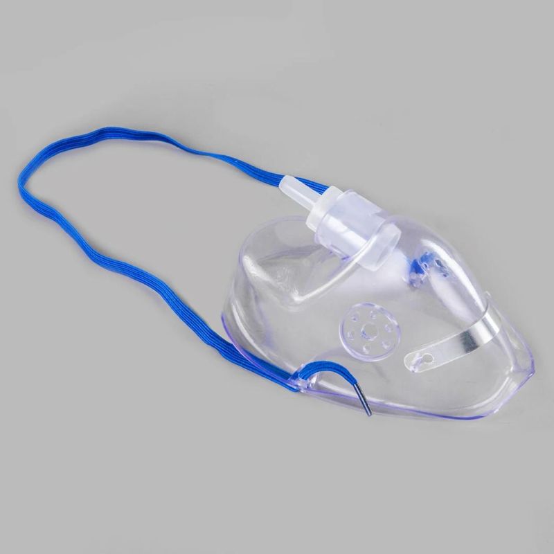 Medical Oxygen Mask Medical Equipment Aerosol Mask Pediatric Standard Medical Oxygen Mask with Elastic Strap Adjustable Nose Clip