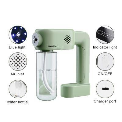 Auto Sprayer Handheld Nano Spray Gun Electric Battery Powered Nano Atomizer Steam Gun Disinfecting for Home, Office, School, Gym