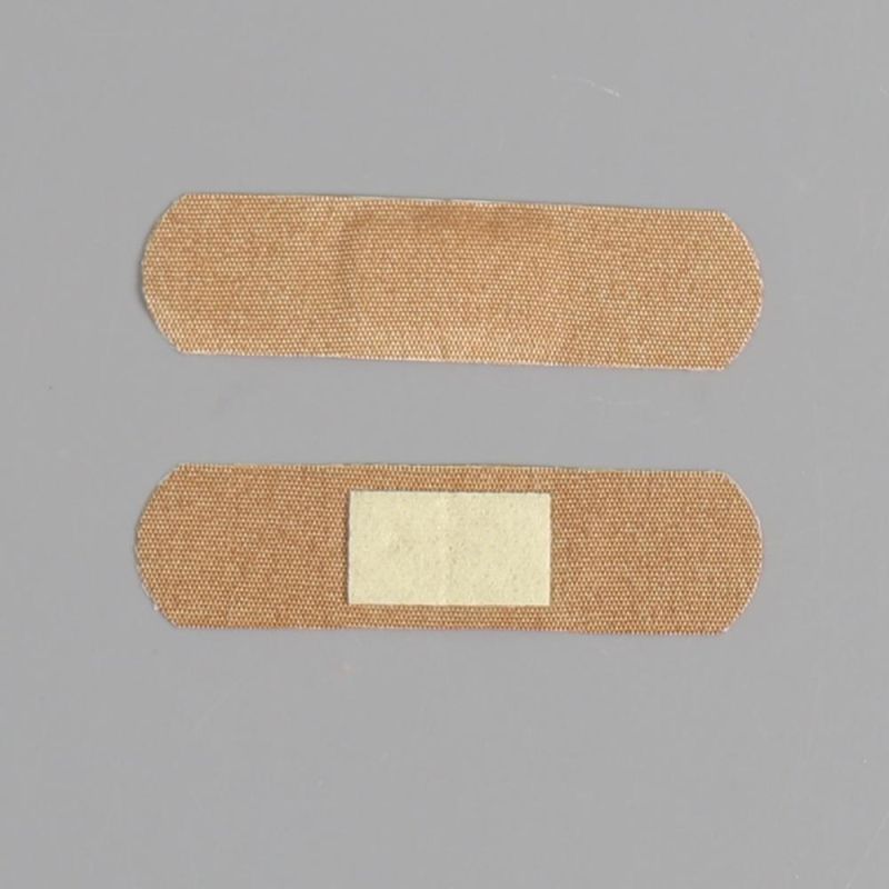 100PC/Box 72X19mm Skin Color Breathable Flexi Fabric Wound Dressing First Aid Plaster