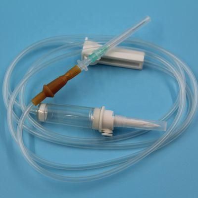 Cheap Medical Disposable IV Infusion Giving Set with Luer Lock Y Connect