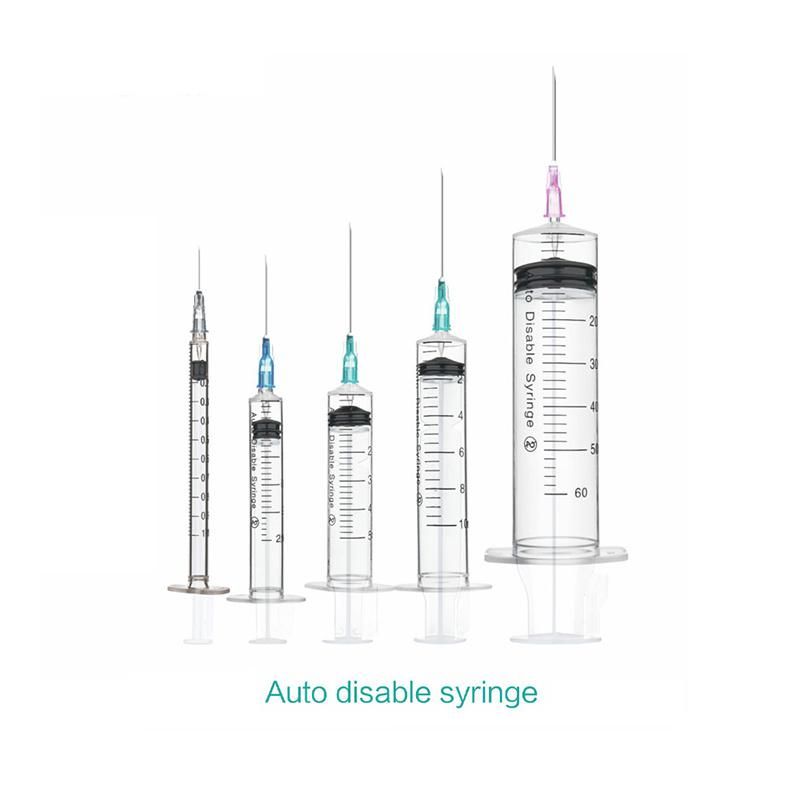 High Quality Auto-Disable Syringes for Single Use.