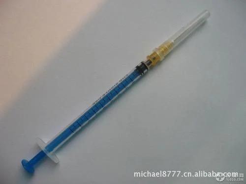 3 Part Disposable Plastic Syringe with Needle