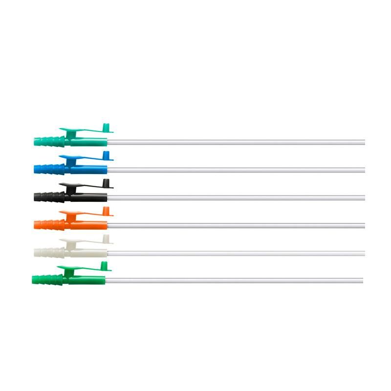 Medical PVC Suction Catheter/Tube with Finger/Funnel/Airplane Control Connectors