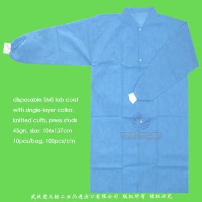 Disposable Protective Laboratory Coat