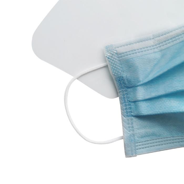 3ply Fog-Free Disposable Face Mask with Plastic Visor