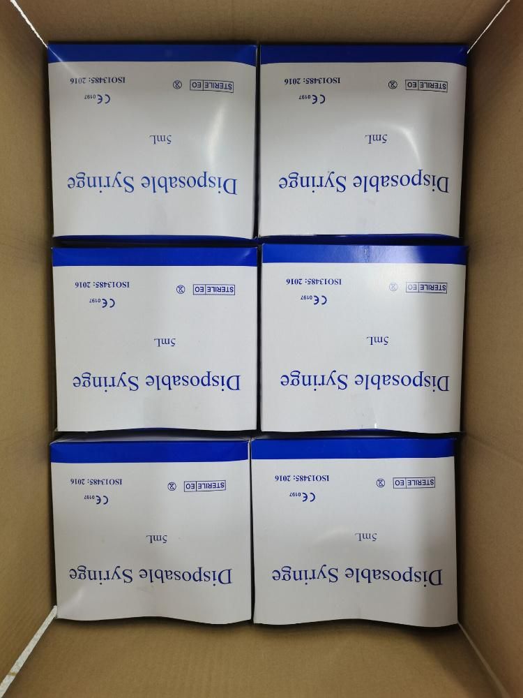 Medical Disposable Syringe 1ml 3cml 5ml 10ml 20ml 50ml Syringe with Luer Slip or Lock