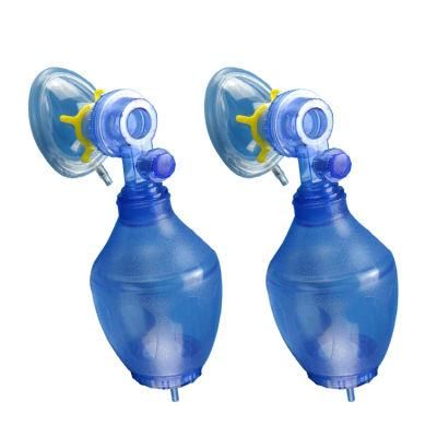 CPR Resuscitation Equipment Emergency Resuscitation Kit Breathing Medical Manual PVC Manual Resuscitator for Infant Size