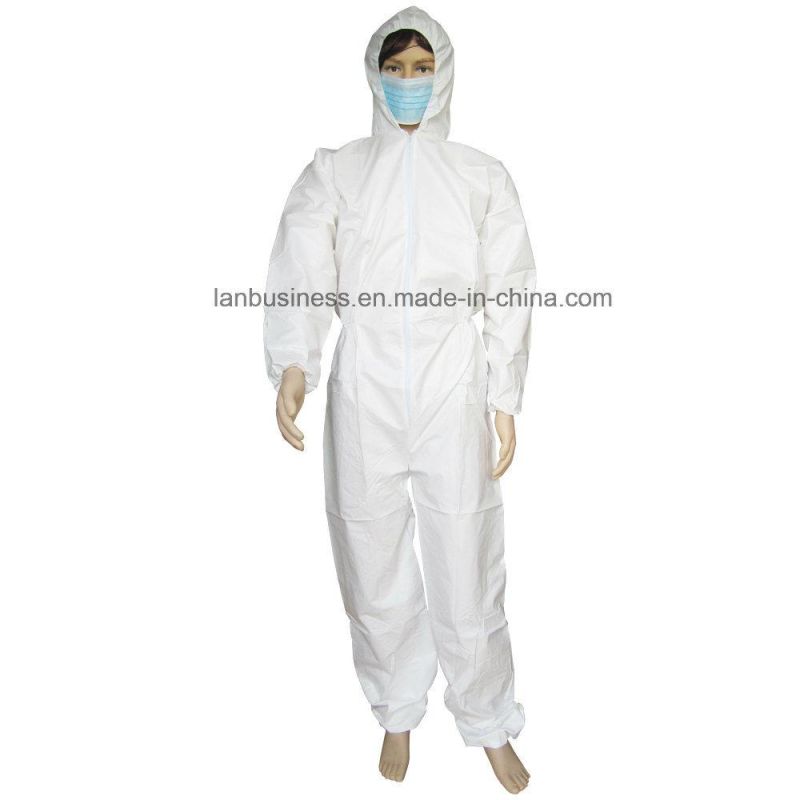 Disposable Flat Machine Covered Edge Coverall