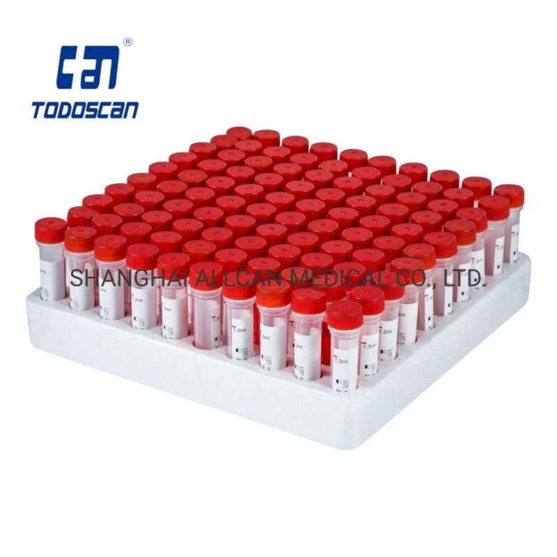 1.3 Ml Serum Blood Collection Tube for Hospital