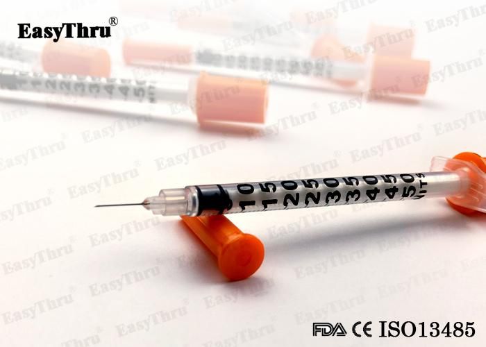 China Disposable Medical Insulin Syringe Sterile CE and ISO