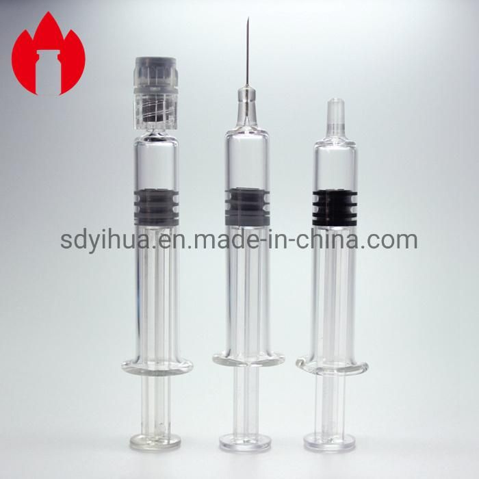 3cc Prefilled Syringe 3ml Glass Syringe