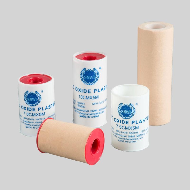 72*19mm Skin Color Breathable Waterproof Nonwoven (PE, Plastic) Wound Dressing First Aid Plaster