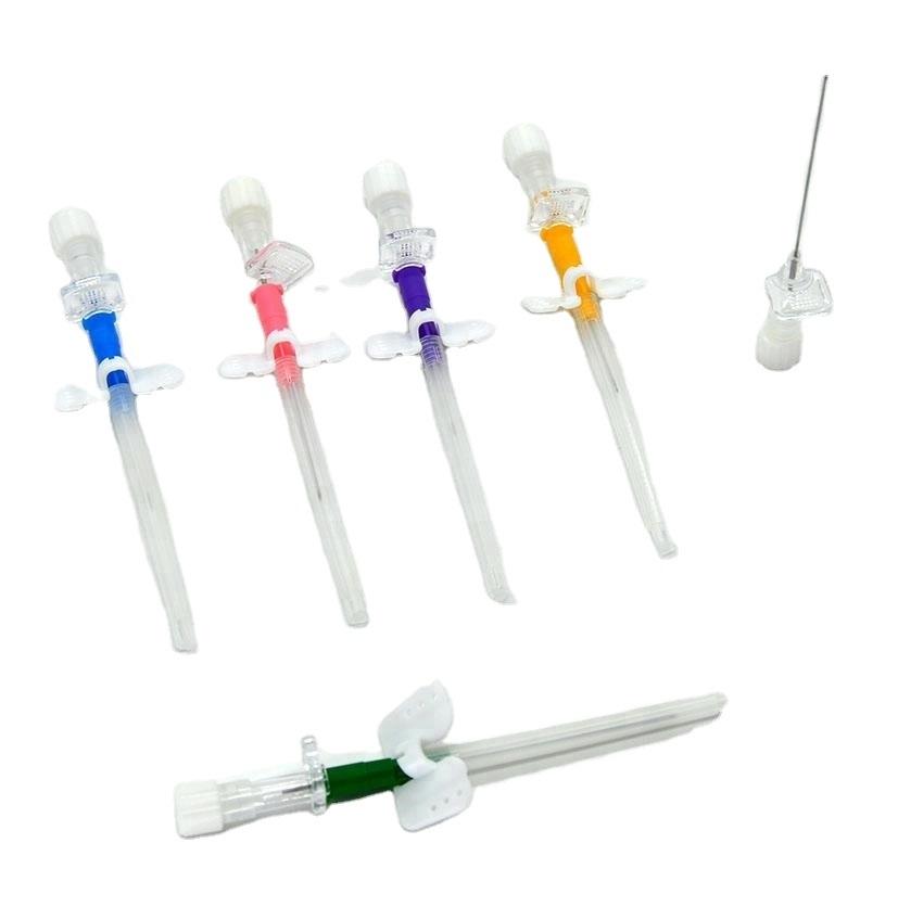 Disposable Hospital CE FDA with Wing Sample Port Medical IV Cannula