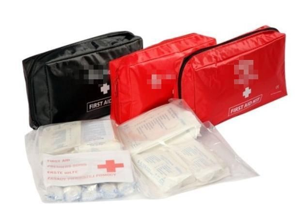 portable First Aid Bag with Zipper Nylon Emergency Bag Medical First Aid Kit Set