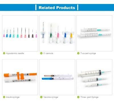 1ml Disposable Syringe Luer Slip with Needle Manufacture with FDA 510K CE&ISO Improved for Vaccine in Stock and Fast Delivery 0.3ml