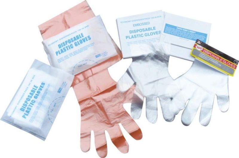 Transparent PE Plastic Waterproof Glove