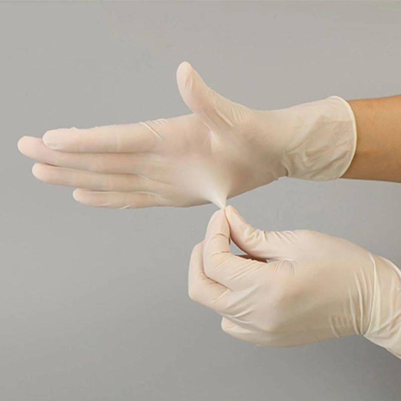 Disposable Latex Examination Medical Work Gloves