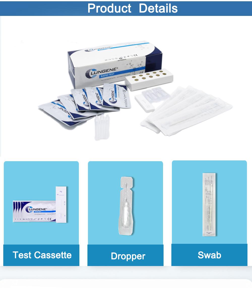 Clungene Medical Nasal Swab Rapid Test Sterile Antigen Test