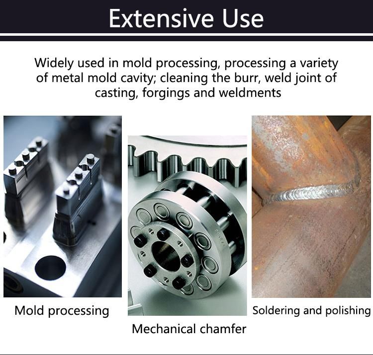 D Type Double Groove Metalworking Rotary Files Carbide Spherical Burrs