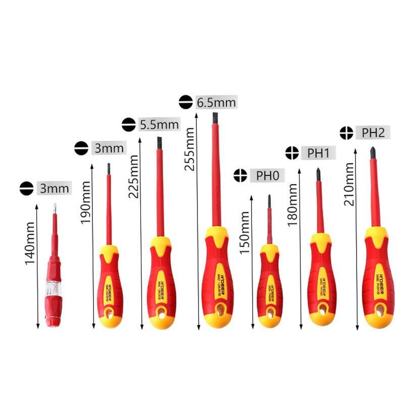 Insulated Screwdriver Set 1000V Phillips Screwdriver Multifunctional Electrician Tool