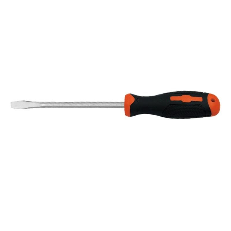 WEDO Stainless Slotted Screwdriver Double Color Anti-Slip Handle Flat Screwdriver