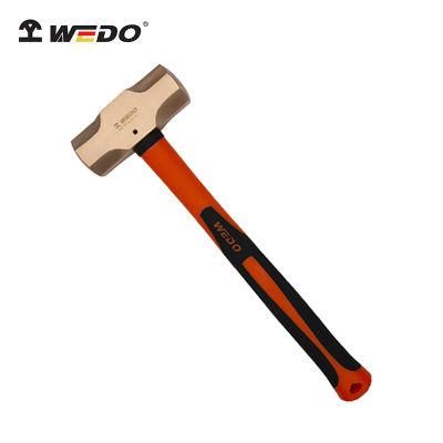 WEDO Beryllium Copper Hammer Non Sparking Sledge Hammer Fiberglass Handle Bam/FM/GS Certified