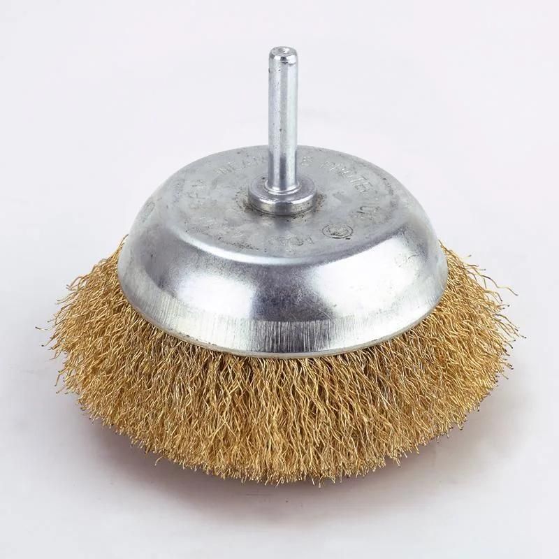 Wholesale Steel Wire Wheel Brush Set Rust Removal Steel Wire Wheel Cup Brush Brass Wire Drill Brush