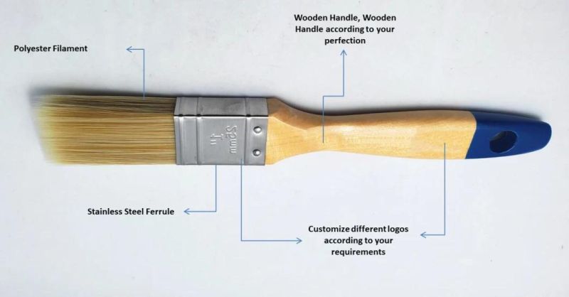 Master D11002 Angle Sash Brush Purdy Style Paint Brush for Professional Painters