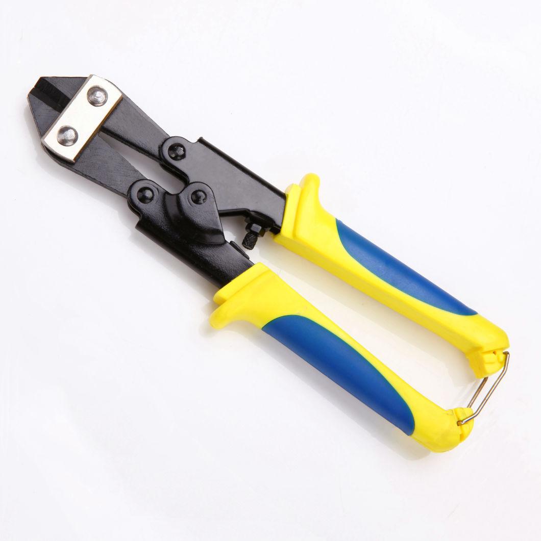 8", Made of Carbon Steel, Cr-V, Cr-Mo, with PVC Handle, Bolt Cutter, Mini Bolt Cutter