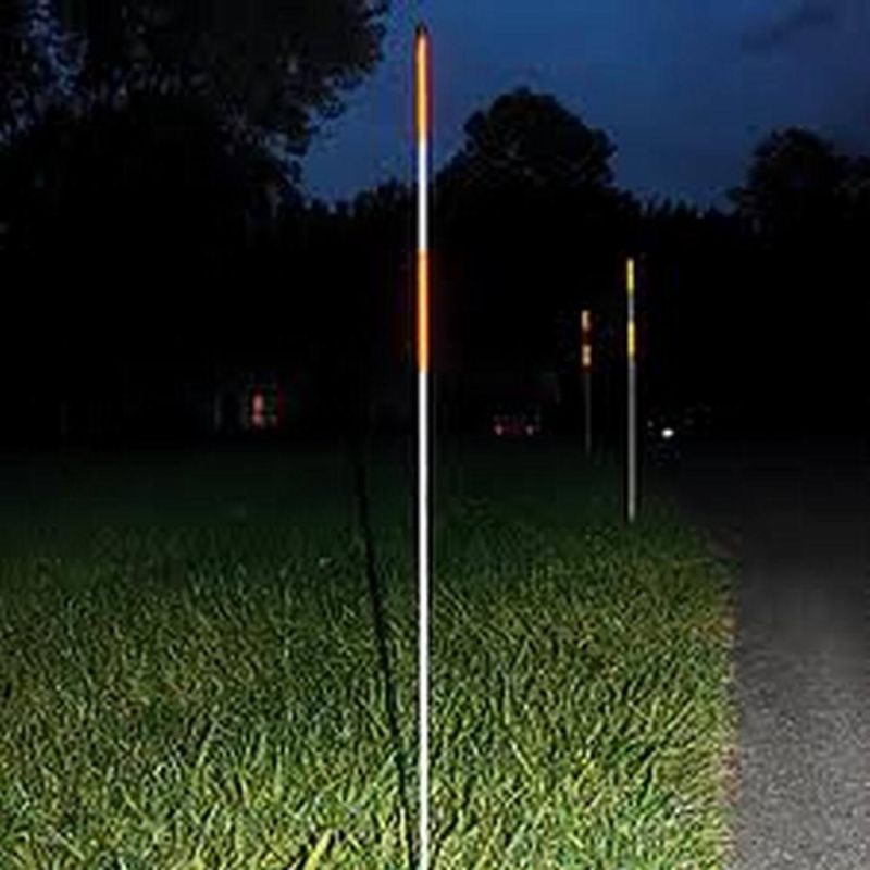 10 Foot Super UV Durable High Strength Flexible Fiberglass Driveway Marker