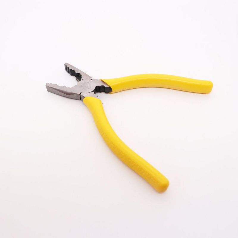 Professional Screw-Thread Steel Durable Combination Pliers with PVC Handles