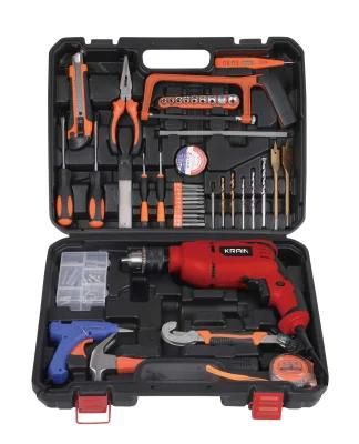 Knife Saw Pliers Heat Hammer Drill Hand Power Tools Kit