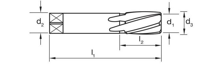 HSS Spiral Flute Taper Pipe Reamer