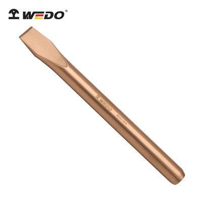 WEDO Beryllium Copper Chisel High Quality Non-Sparking Flat Chisel Bam/FM/GS Certified