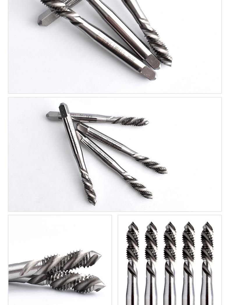 Hsse-M35 Left Hand Spiral Fluted Taps M2 M2.3 M2.5 M2.6 M3 M4 M5 M6 M7 M8 M9 M10 M12 M14 M16 Machine Screw Thread Tap