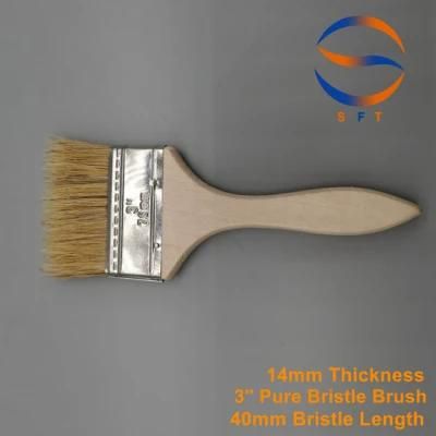 40mm Bristle Length Pure Bristle Brush Hand Tools for Laminates