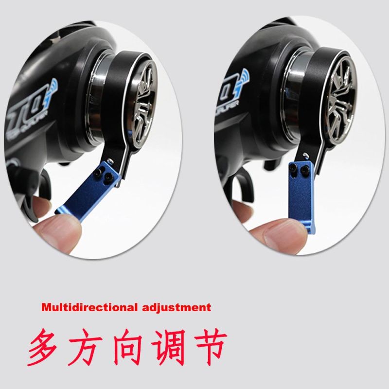 Aluminum Alloy Remote Control Single Hand Operation Handwheel Is Suitable for 1 / 10 RC Trx-4 Trx4 Trx6 Udr X-Maxx Summit Slash Xo-1 Scx10