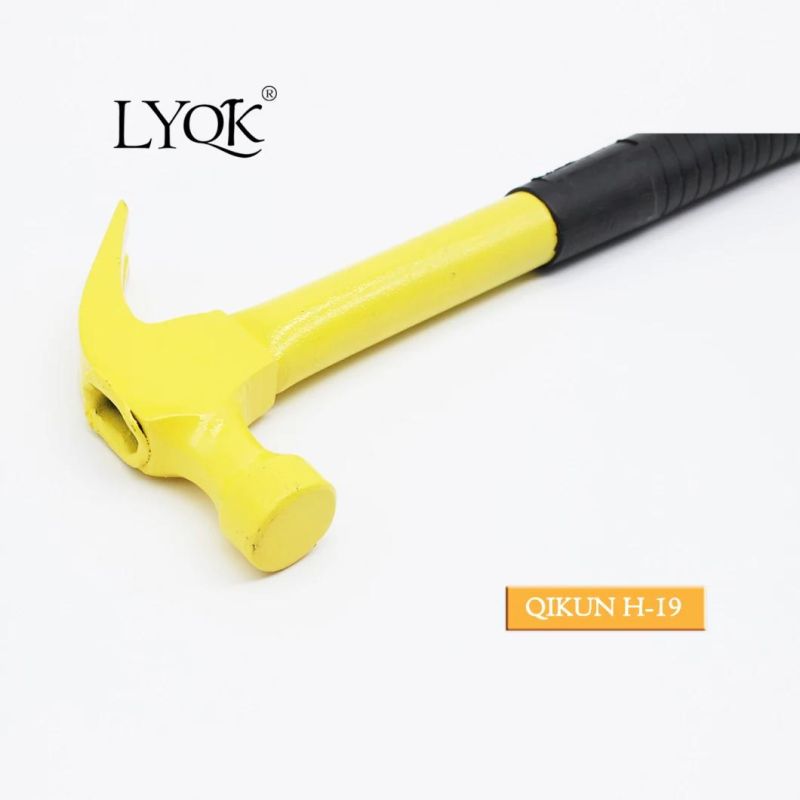 H-19 Construction Hardware Hand Tools Plastic Coated German Type Claw Hammer